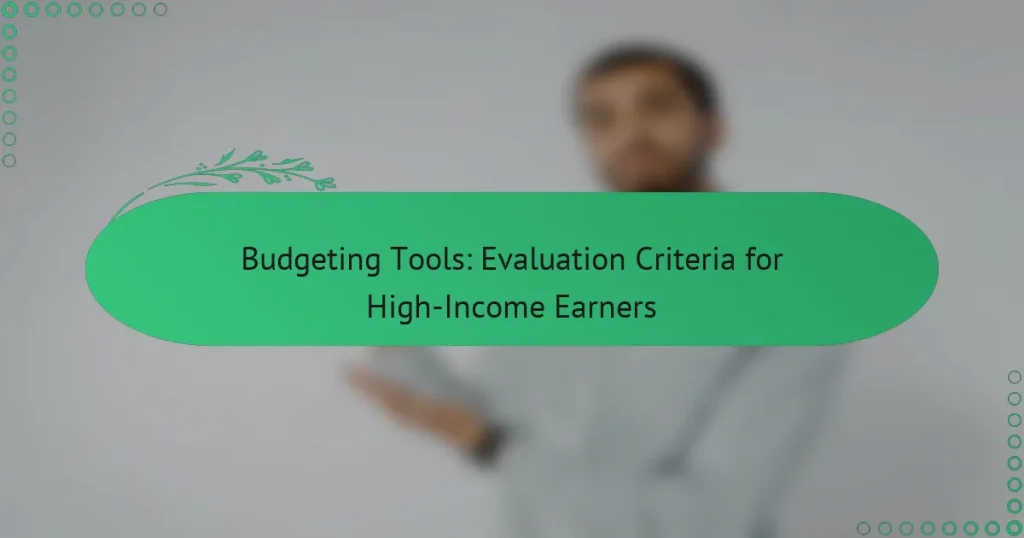 Инструменти за бюджетиране: Критерии за оценка за доходоносни лица