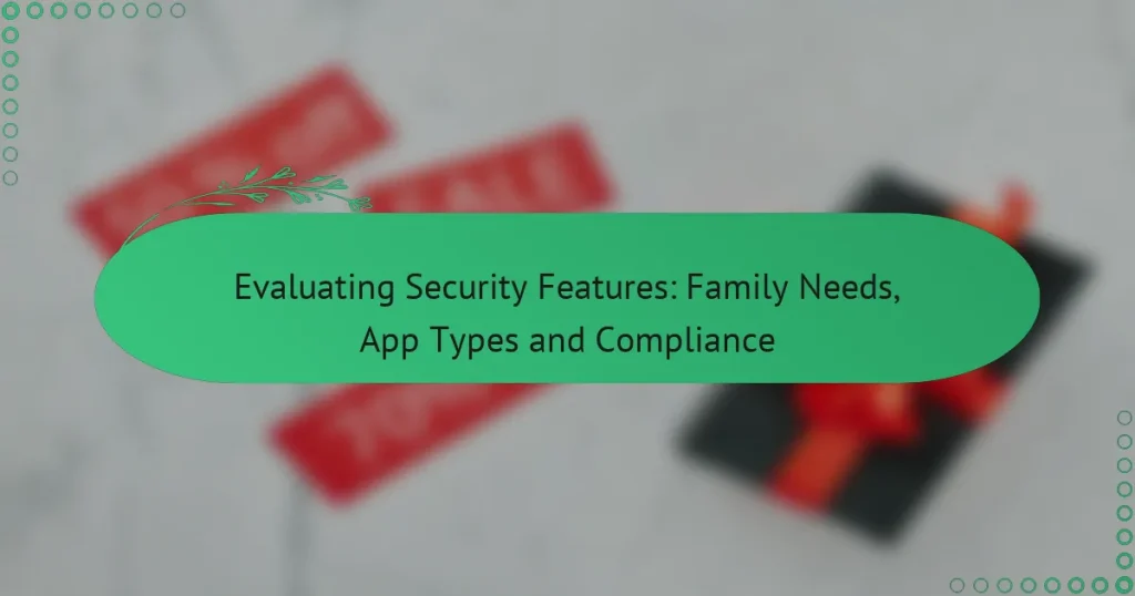 Оценка на функциите за сигурност: семейни нужди, типове приложения и съответствие